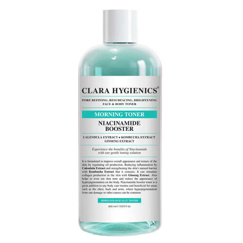 Clara Hygienics Niacinamide Booster Sıkılaştırıcı Yüz ve Vücut Toniği 400 ml - 2