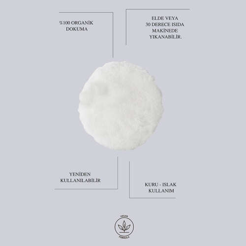 Clara Hygienics Yeniden Kullanılabilir Makyaj Temizleme Pedi 3 Adet - 5