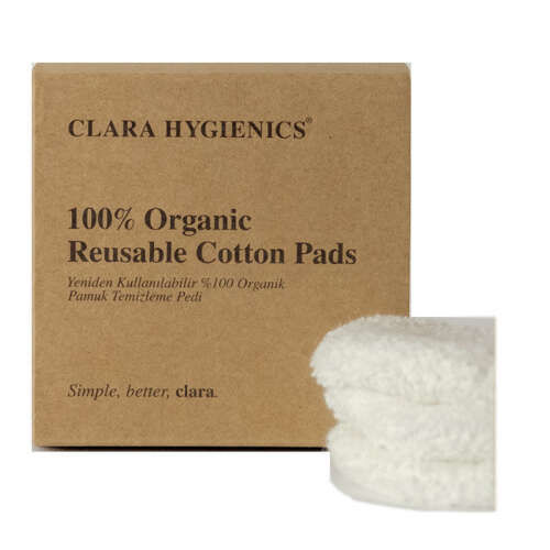 Clara Hygienics Yeniden Kullanılabilir Makyaj Temizleme Pedi 3 Adet (Promosyon Ürünü) - 1