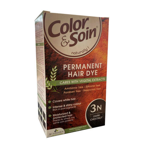 Color and Soin Saç Boyası 3N - Koyu Kestane - Color Soin