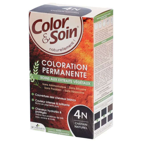 Color and Soin Saç Boyası 4N - Doğal Kestane - 1