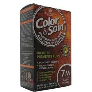 Color and Soin Saç Boyası 7M Maun Sarısı - Color Soin