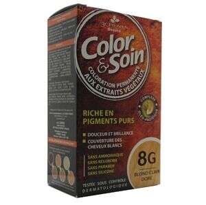 Color and Soin Saç Boyası 8G Açık Bakır Sarısı - Color Soin