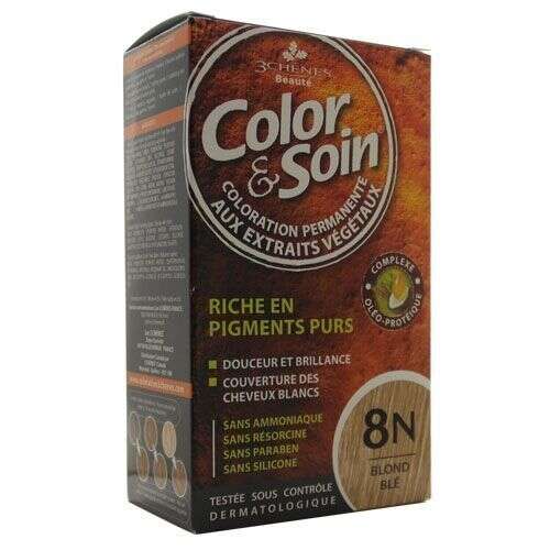 Color and Soin Saç Boyası 8N Buğday Sarısı - Color Soin