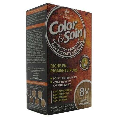 Color and Soin Saç Boyası 8V Veneziano Sarısı - 1