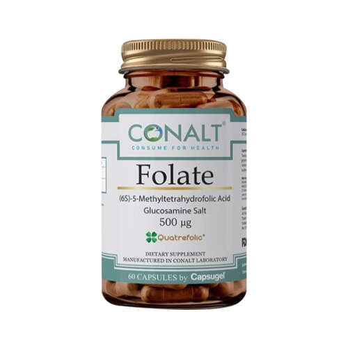 Conalt Folate 500 mcg Takviye Edici Gıda 60 Kapsül - 1