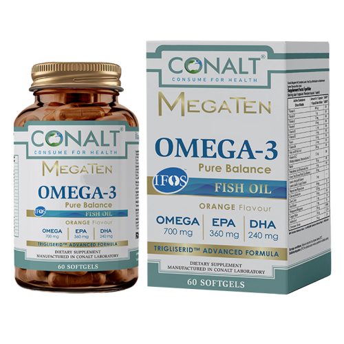 Conalt MegaTen Omega-3 Pure Wave Takviye Edici Gıda 60 Yumuşak Kapsül - 2