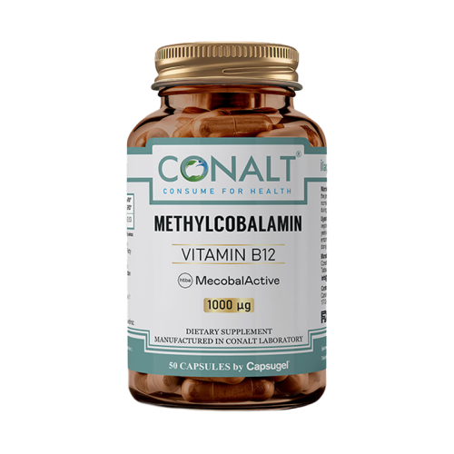 Conalt Methylcobalamin Vitamin B12 Takviye Edici Gıda 50 Kapsül - Conalt