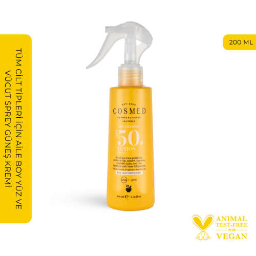 Cosmed Sun Essential Spf50+ Güneş Losyonu 200 ml - 1