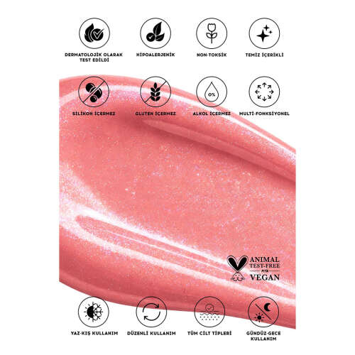 Cream Co 3in1 Lip Balm 10 ml - Shimmer Sugar Plum - 8