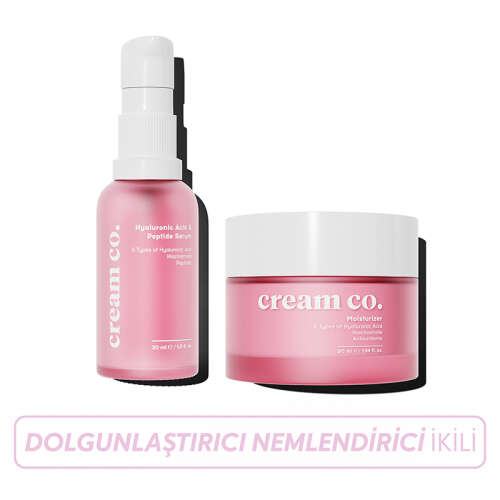 Cream Co. Dolgunlaştırıcı Nemlendirici İkili - Cream Co.