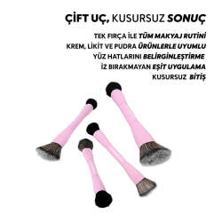 Cream Co. Dual-Ended Makeup Brush - 2
