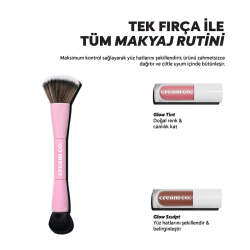 Cream Co. Dual-Ended Makeup Brush - 6