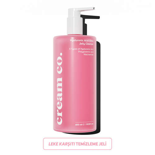 Cream Co. Hyaluronic Acid Glow Jelly Cleanser 400 ml - Cream Co.