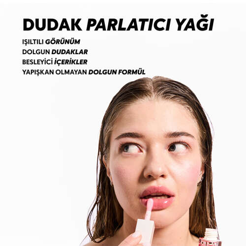 Cream Co. Lip Oil Gloss 5 ml - Raspberry - 3