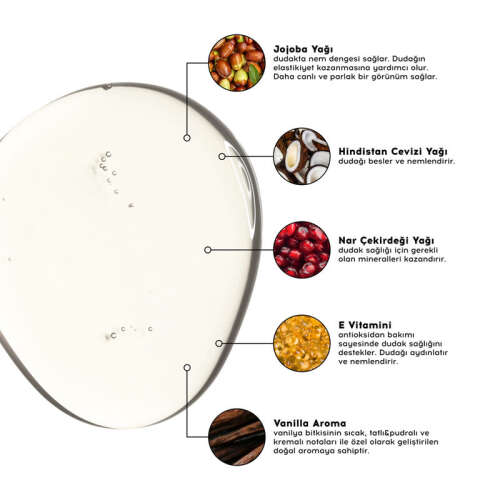 Cream Co. Lip Oil Gloss 5 ml - Vanilla - 3