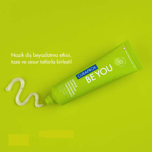 Curaprox Be You Beyazlatıcı Elma Aloe Vera Diş Macunu 60 ml - 5