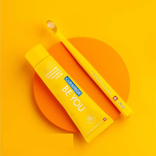 Curaprox Be You Beyazlatıcı Greyfurt-Bergamot Diş Macunu - Yellow 60 ml - 6