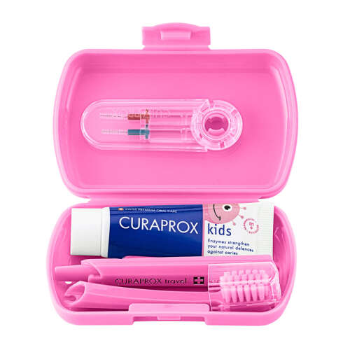 Curaprox Çocuk Seyahat Seti - Açık Pembe - 5