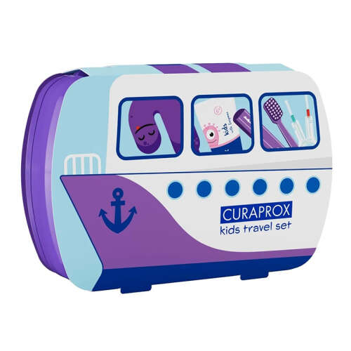 Curaprox Çocuk Seyahat Seti Mor - Curaprox