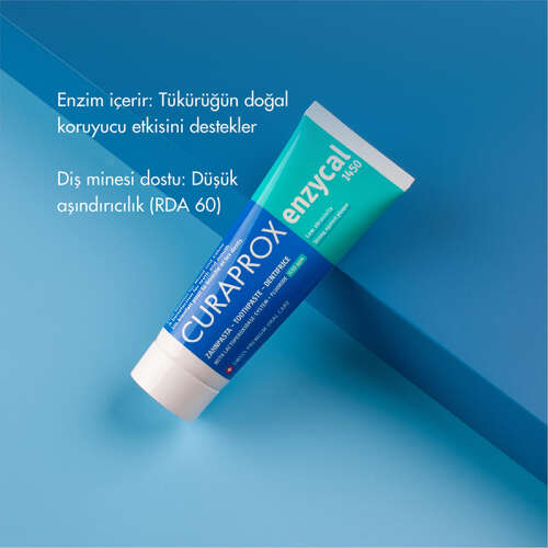 Curaprox Enzycal 1450 PPM Diş Macunu 75ml - 5