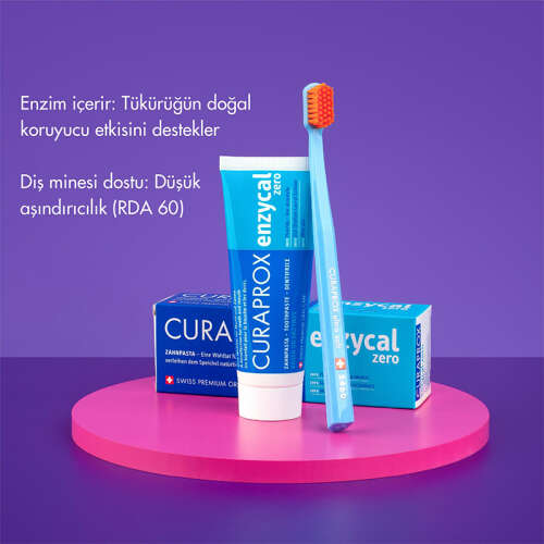 Curaprox Enzycal Zero Florürsüz Diş Macunu 75ml - 5