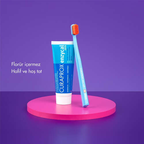 Curaprox Enzycal Zero Florürsüz Diş Macunu 75ml - 6