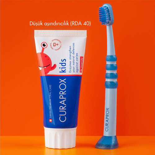 Curaprox Kids Çocuklar İçin Diş Macunu + 0 Yaş 60 ml - 7