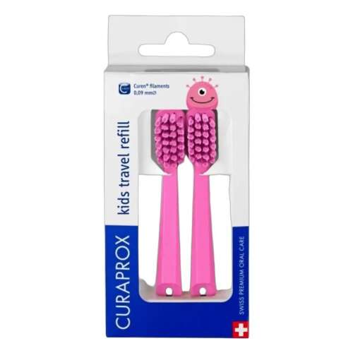 Curaprox Kids Travel Refill Diş Fırçası - Pembe - Curaprox