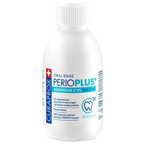Curaprox Perioplus Regenerate CHX 0,09 Ağız Çalkalama Suyu 200 ml - 2