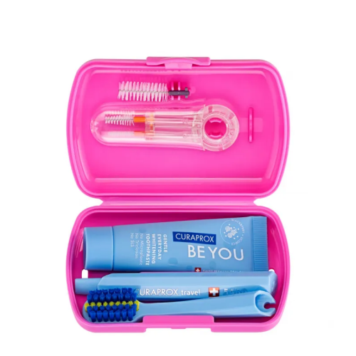 Curaprox Travel Ortho Set - Pembe - 1