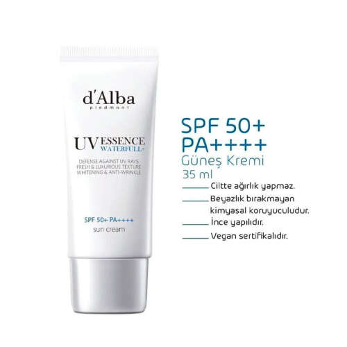 Dalba Waterful UV Essence Sun Cream SPF50+ PA++++ 35 ml - 3