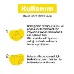 Dalin Care Islak Havlu 60 Adet - 1