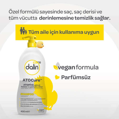 Dalin Care Atocure Saç ve Vücut Şampuanı 400 ml - 2