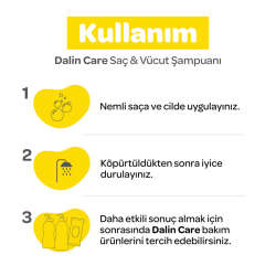 Dalin Care Saç ve Vücut Şampuanı 400 ml - 6