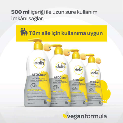 Dalin Care Nemlendirici ve Besleyici Bakım Losyonu 500 ml - 4