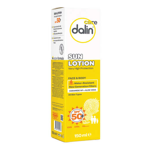 Dalin Care Sun Lotion Spf50+ Yüksek Korumalı Güneş Losyonu 150 ml - Dalin