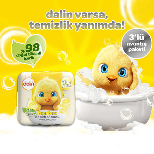 Dalin Klasik Bebek Sabunu 3x75 gr - 3