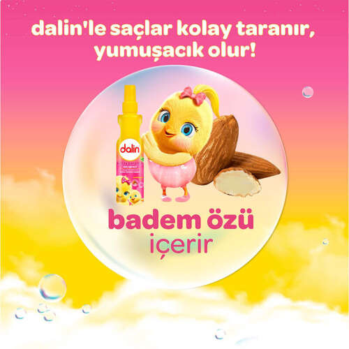 Dalin Kolay Tarama Spreyi 200 ml - Badem Özü ve Panthenol - 2