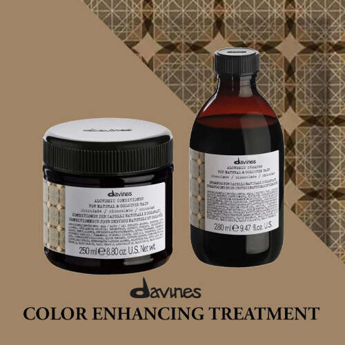 Davines Koyu Renk Saçlar için Şampuan - Alchemic Chocolate 280 ml - 4