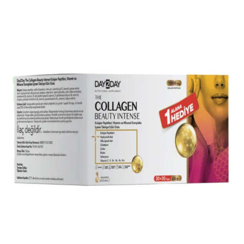 Day2Day The Collagen Beauty Intense Takviye Edici Gıda 1 Alana 1 Hediye - Day2Day
