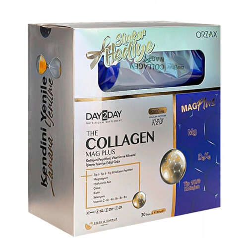 Day2Day The Collagen Mag Plus 30 Saşe Shaker HEDİYE - Day2Day