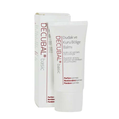 Decubal Basic Dudak ve Kuru Bölge Balmı 30 ml - Decubal Basic