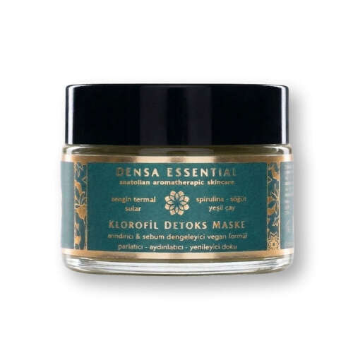 Densa Essential Klorofil Detoks Maske 50 ml - Densa Essential