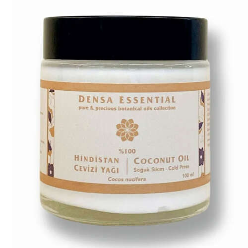 Densa Essential Soğuk Sıkım Hindistan Cevizi Yağı 100 ml - Densa Essential