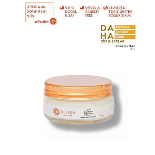 Densa Essential Soğuk Sıkım Shea Butter Yağı 50 ml - 3