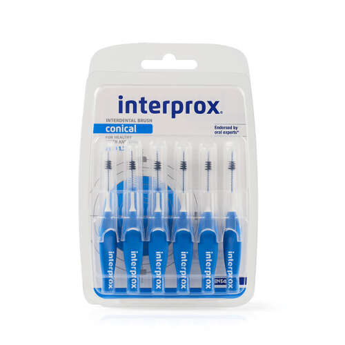 Dentaid INTERPROX 4G Conical Blister 6 Adet - Mavi - N31189 - Dentaid