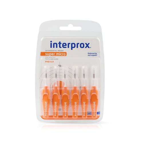 Dentaid INTERPROX 4G Supermicro Blister 6'lı - Turuncu - N31193 - Dentaid