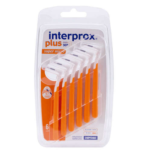 Dentaid INTERPROX Plus 2G Supermicro Blister 6 Adet - Turuncu - N5251461 - Dentaid
