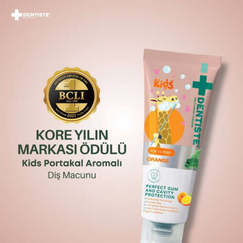 Dentiste Kids Portakal Aromalı Diş Macunu +1 Yaş 60 gr. - 2